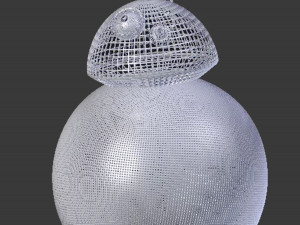bb-8 star wars droid 3D Modell