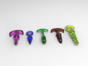 kit x5 female dildo 3D Модель