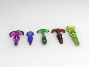 kit x5dildo femminile Modello 3D
