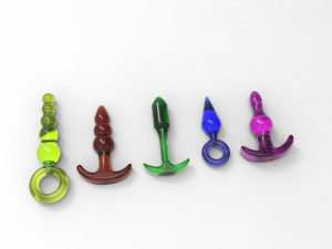 kit x5 female dildo 3D Модель