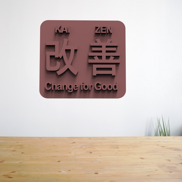 kaizen Model 3D .c4d .max .obj .3ds .fbx .stl .blend 