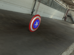 captain america shield 3D Model