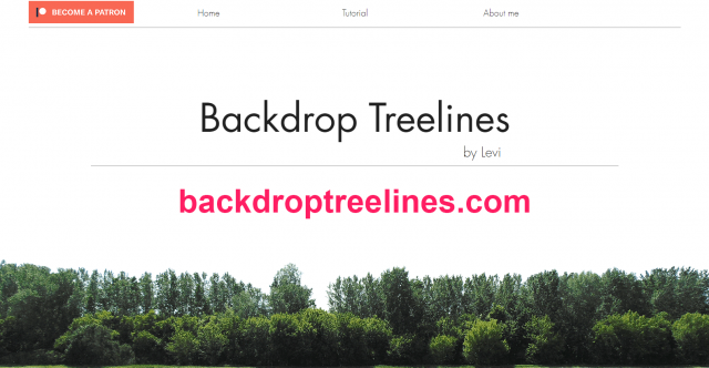 backdrop treelines with alpha channel 3D-Modell .c4d .max .obj .3ds .fbx .stl .blend 