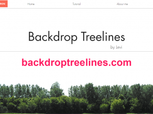 backdrop treelines with alpha channel 3Dモデル