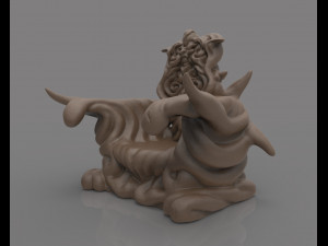 demonic throne Modèles 3D en vedette