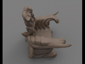 demonic throne Modèles 3D en vedette