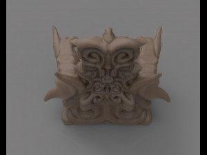 demonic throne Modèles 3D en vedette