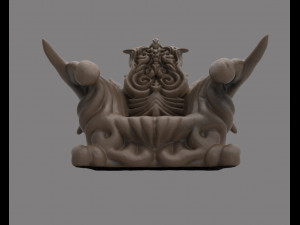 demonic throne Modèles 3D en vedette