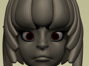 fantasy village elfish girl 3D Модель