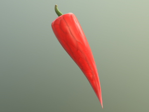 stylized pepper 3D 模型