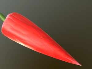 stylized pepper Modello 3D