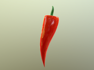 chili pepper 3Dモデル
