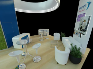 Booth Janssen 3D Model