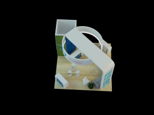 Booth Janssen 3D Model
