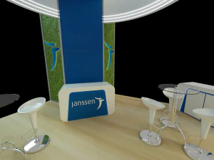 Booth Janssen 3D Model