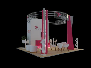 부스 아스텔라스 3D 모델