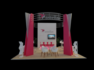 Booth Astellas 3D मॉडल