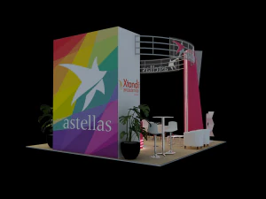 Booth Astellas 3D Model