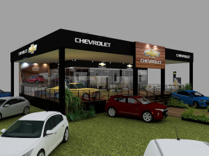 Booth GM Modelo 3D