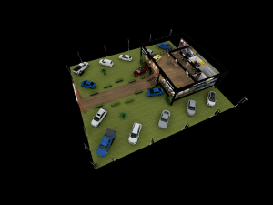 Booth GM Modelo 3D