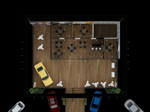 Booth GM Modelo 3D