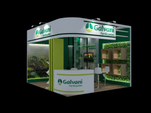 Booth Galvani 3D Model