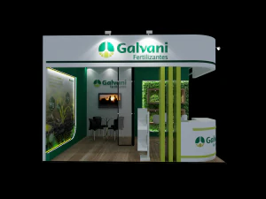 Booth Galvani 3D Model