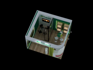 Booth Galvani 3D Model