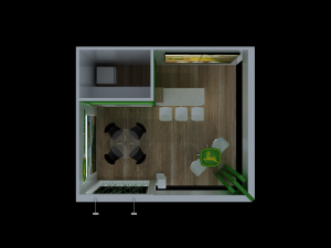 Booth Jonh Deere 3D Model