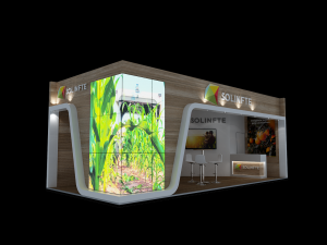 Booth SOLINFTEC Modelo 3D