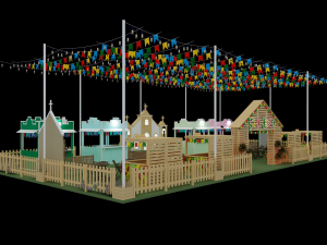 Booth So Joo - Saint John Fest 3D Model