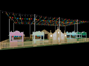 Booth So Joo - Saint John Fest 3D Model