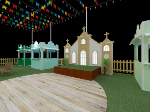 Booth So Joo - Saint John Fest 3D Model