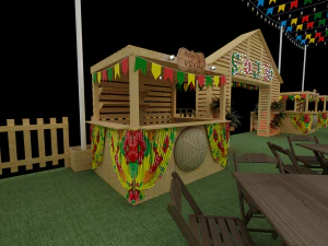 Booth So Joo - Saint John Fest 3D Model