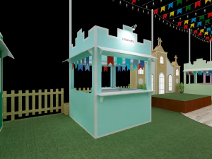 Booth So Joo - Saint John Fest 3D Model