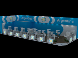 Booth Argentina 3D Model