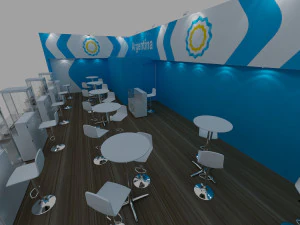Booth Argentina 3D Model