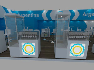 Booth Argentina 3D Model