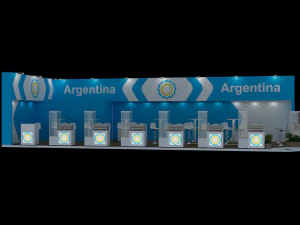 Booth Argentina 3D Model