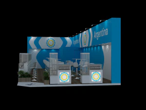 Booth Argentina 3D Model
