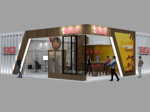 Booth Devassa 3D Model