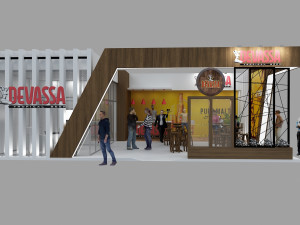 Booth Devassa Modelo 3D
