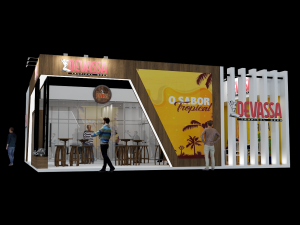 Booth Devassa Modelo 3D