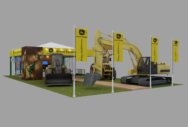 Booth VENEZA Modèle 3D .c4d .max .obj .3ds .fbx .stl .blend 