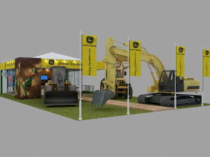 Booth VENEZA 3D Model