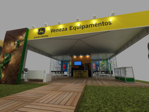 Booth VENEZA Modèle 3D