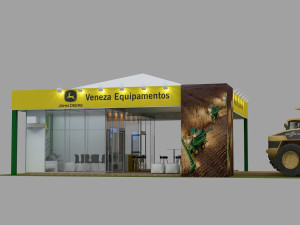 Booth VENEZA Modèle 3D