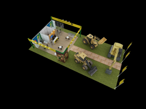 Booth VENEZA Modèle 3D