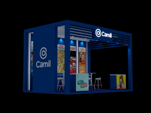 Booth Camil 3D Model