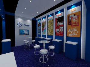 Booth Camil 3D Model